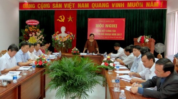 Đồng chí Lê Thị Kim Đơn phát biểu kết luận Hội nghị