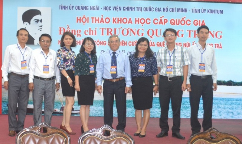 Đoàn Kon Tum dự Hội thảo cấp quốc gia về cuộc đời và sự nghiệp của đồng chí Trương Quang Trọng tại Quảng Ngãi