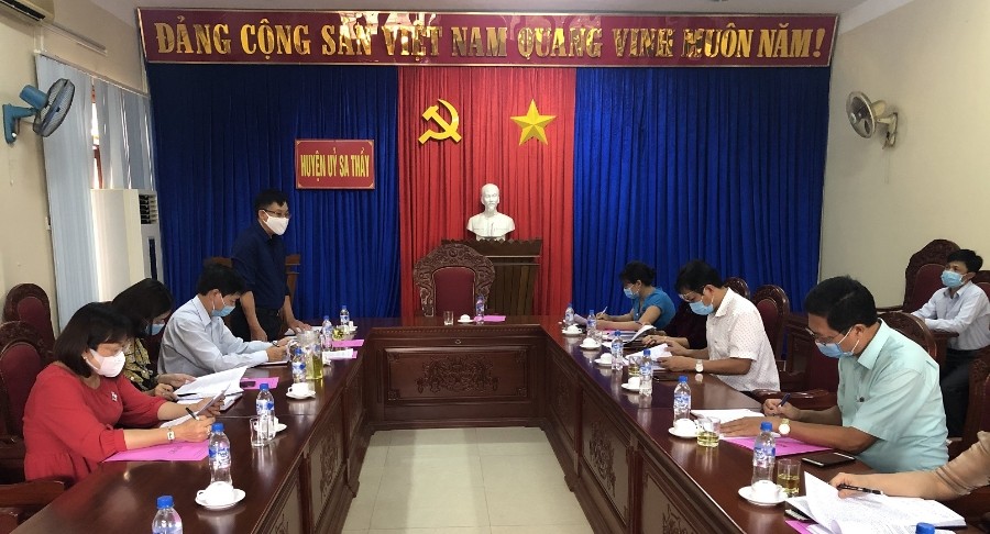 Ban Tuyên giáo Tỉnh ủy khảo sát công tác Tuyên giáo tại huyện Sa Thầy