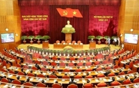 Quang cảnh Hội nghị lần thứ tư, Ban chấp hành Trung ương Đảng khóa XII. Ảnh: TTXVN