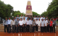 Đoàn công tác tỉnh Kon Tum trên đảo Trường Sa