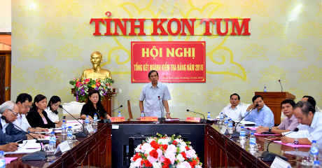 Đồng chí Võ Ngọc Trung phát biểu chỉ đạo tại hội nghị