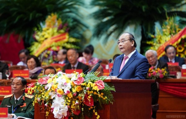 Thủ tướng Nguyễn Xuân Phúc phát biểu tại Đại hội