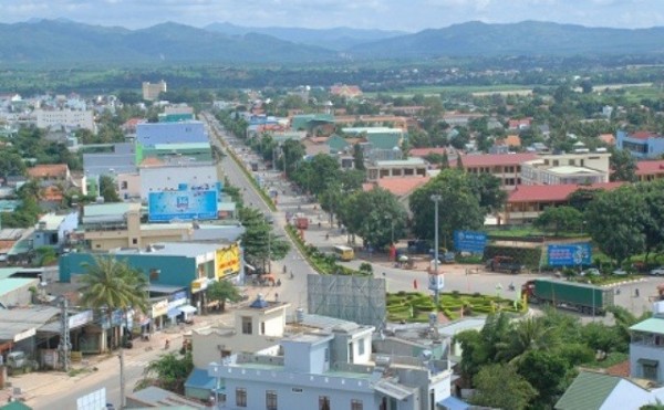 Một góc thành phố Kon Tum hôm nay
