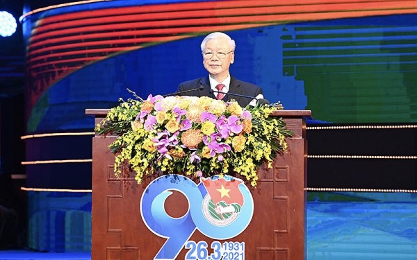 Phát biểu của Tổng Bí thư, Chủ tịch nước Nguyễn Phú Trọng tại Lễ kỷ niệm 90 năm Ngày thành lập Đoàn TNCS Hồ Chí Minh
