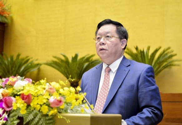 Đồng chí Nguyễn Trọng Nghĩa, Bí thư Trung ương Đảng, Trưởng ban Tuyên giáo Trung ương phát biểu bế mạc Hội nghị