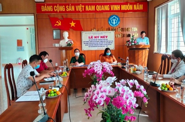 Ký kết chương trình phối hợp giữa Ban Tuyên giáo Huyện ủy và BHXH huyện Kon Rẫy