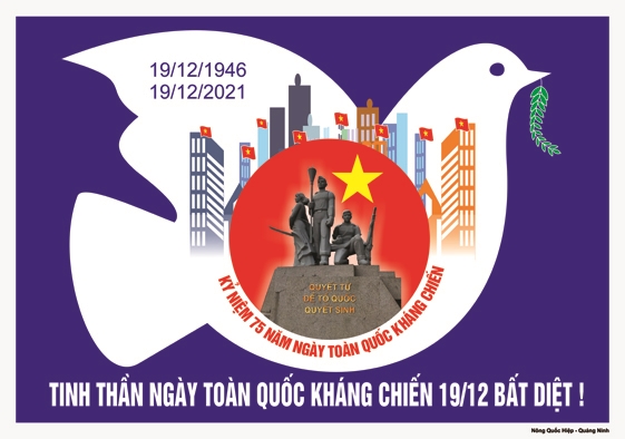 Phát hành Bộ tranh cổ động tuyên truyền kỷ niệm 75 năm Ngày Toàn quốc kháng chiến  (Ảnh: Cục Văn hóa cơ sở)
