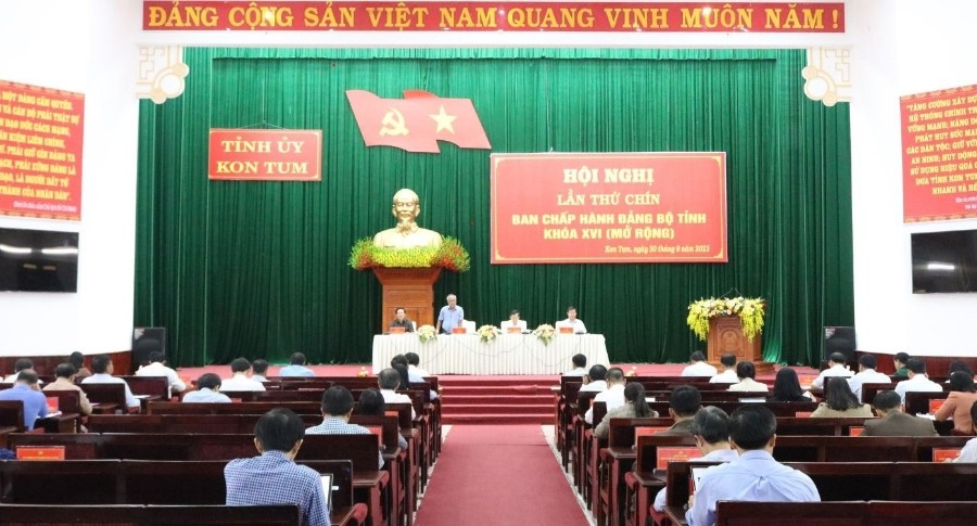 Hội nghị lần thứ 9 Ban Chấp hành Đảng bộ tỉnh Kon Tum khóa XVI